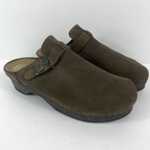 Naot GENDER Leather Buckle Slip On Clog